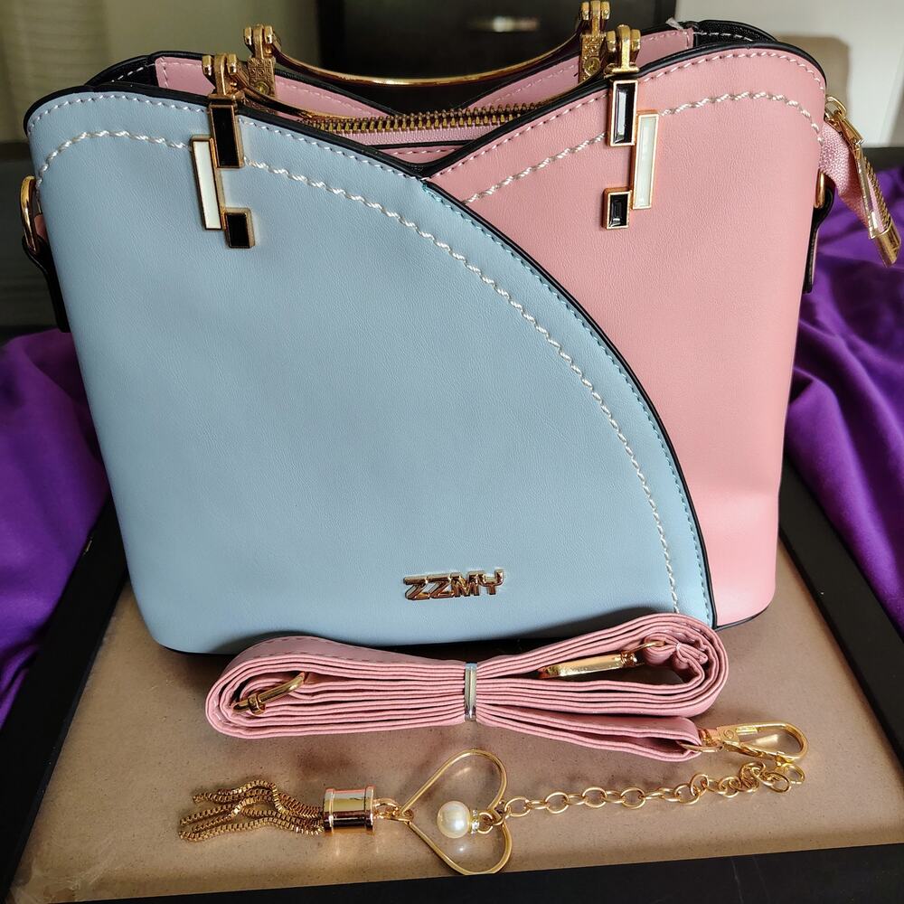 #PH19 - ZZMY - SUPER SASSY WOMEN'S FAUX LEATHER HANDBAG CROSSBODY COMBO - NWOT